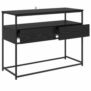 Τραπέζι κονσόλας Μαύρη Οξυά 100 x 40 x 75 cm Επεξεργασμένο ξύλο - Pakobazaar