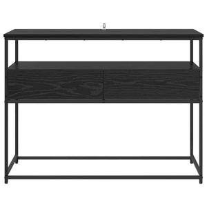 Τραπέζι κονσόλας Μαύρη Οξυά 100 x 40 x 75 cm Επεξεργασμένο ξύλο - Pakobazaar