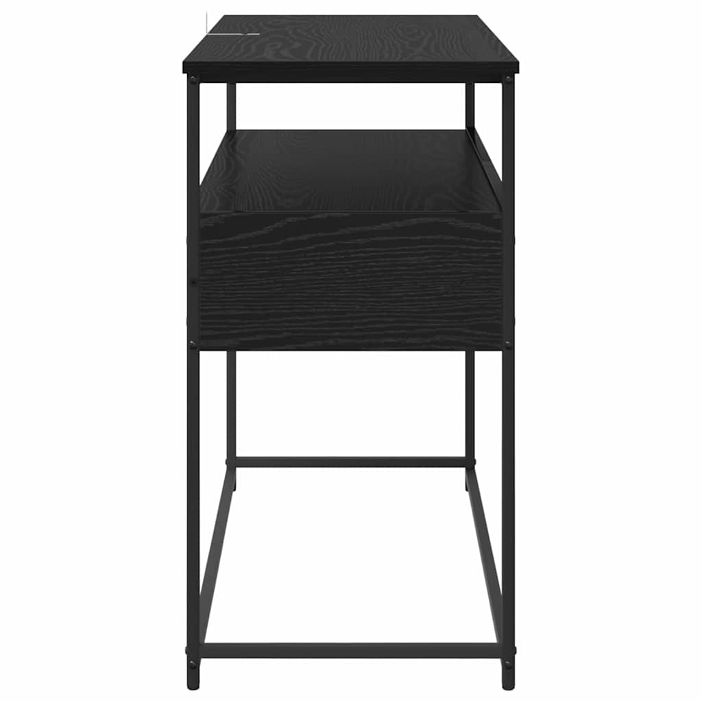 Τραπέζι κονσόλας Μαύρη Οξυά 100 x 40 x 75 cm Επεξεργασμένο ξύλο - Pakobazaar