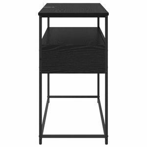 Τραπέζι κονσόλας Μαύρη Οξυά 100 x 40 x 75 cm Επεξεργασμένο ξύλο - Pakobazaar
