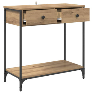 Τραπέζι κονσόλας με συρτάρι Artisan Oak 75 x 34,5 x 75 εκ - Pakobazaar