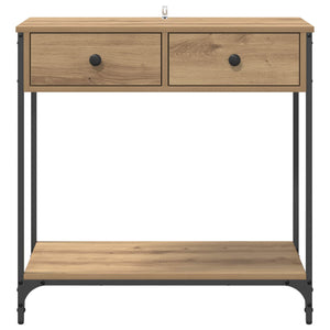 Τραπέζι κονσόλας με συρτάρι Artisan Oak 75 x 34,5 x 75 εκ - Pakobazaar