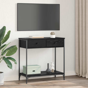Τραπέζι κονσόλας με συρτάρι Μαύρη Οξυά 75 x 34,5 x 75 εκ - Pakobazaar
