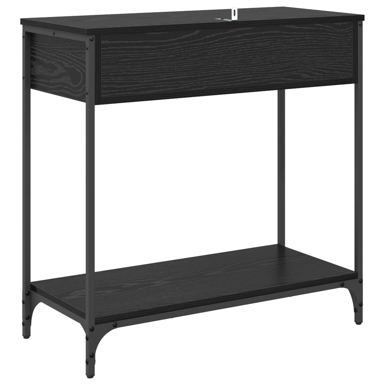 Τραπέζι κονσόλας με συρτάρι Μαύρη Οξυά 75 x 34,5 x 75 εκ - Pakobazaar