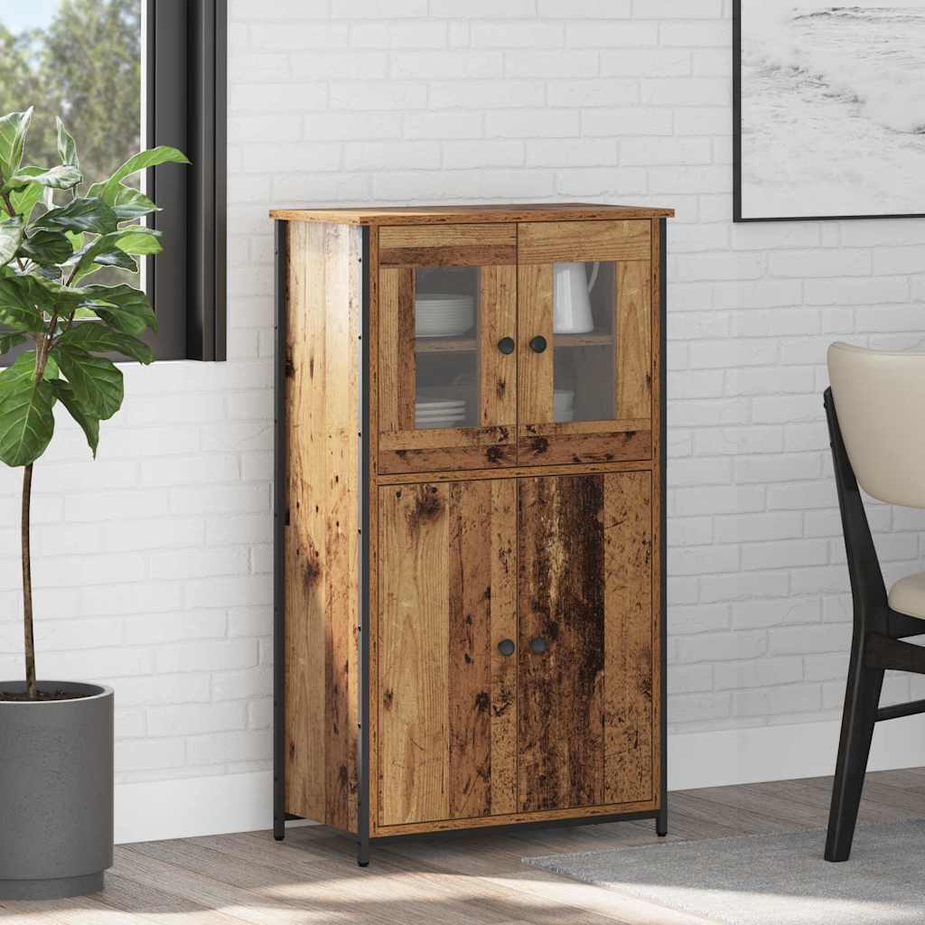 Highboard Παλιό Ξύλο 62 x 32 x 106,5 εκ Επεξεργασμένο ξύλο - Pakobazaar