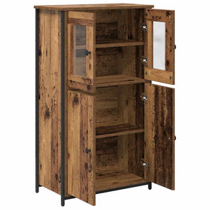 Highboard Παλιό Ξύλο 62 x 32 x 106,5 εκ Επεξεργασμένο ξύλο - Pakobazaar