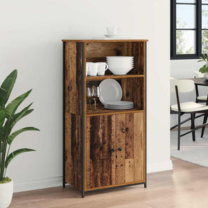 Highboard Παλιό Ξύλο 62 x 36 x 121,5 εκ Επεξεργασμένο ξύλο - Pakobazaar