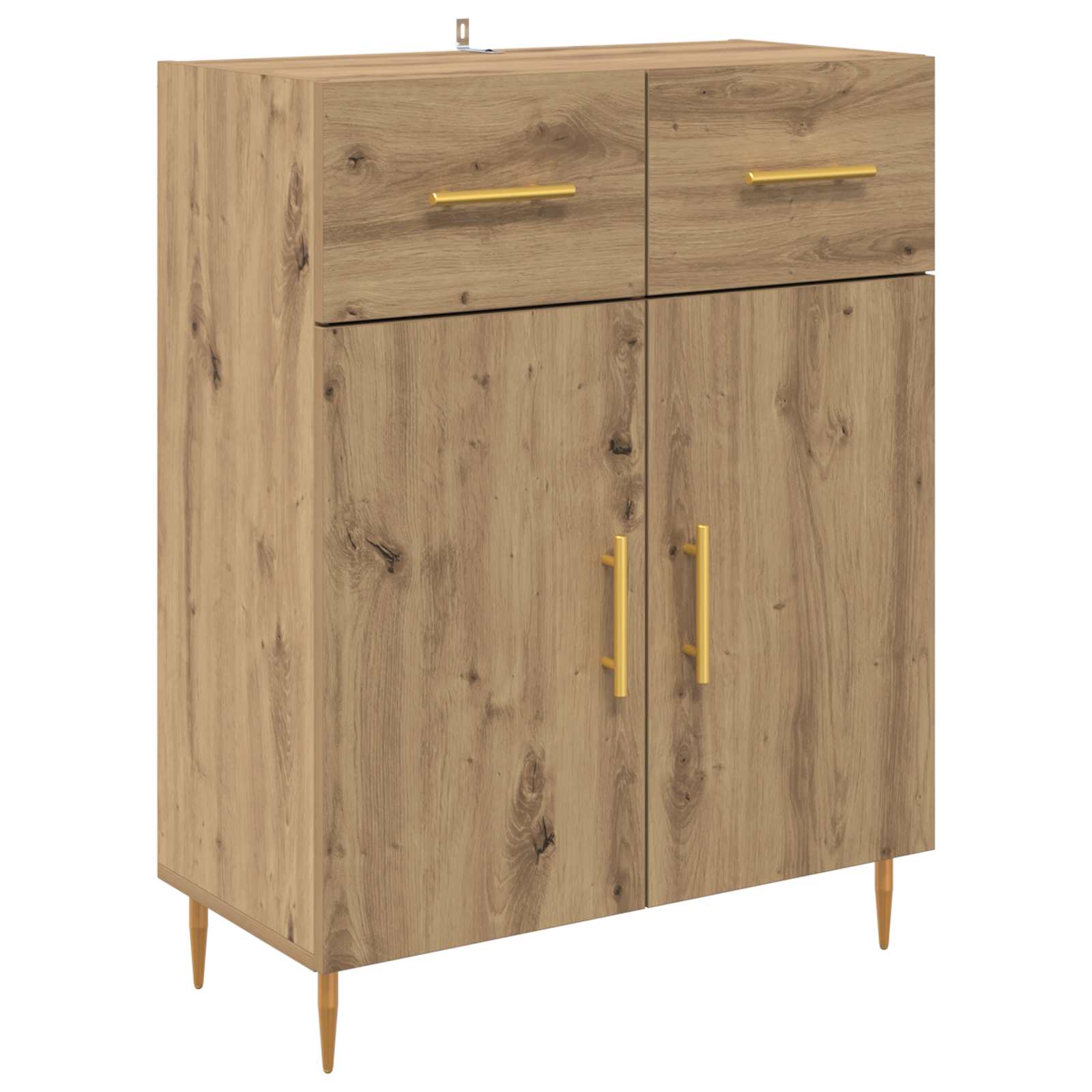 Πλαϊνό γραφείο με συρτάρι Artisan Oak 69,5 x 34 x 90 εκ. - Pakobazaar