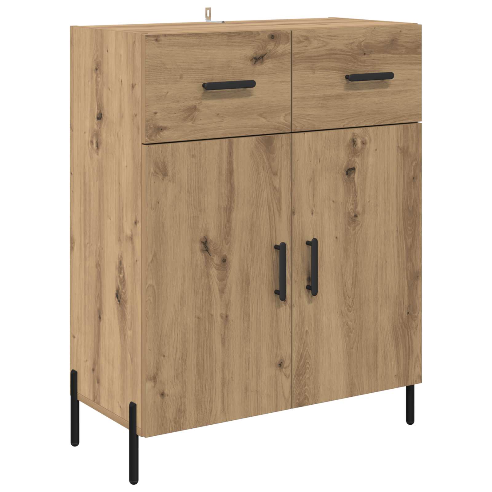 Πλαϊνό γραφείο με συρτάρι Artisan Oak 69,5 x 34 x 90 εκ. - Pakobazaar