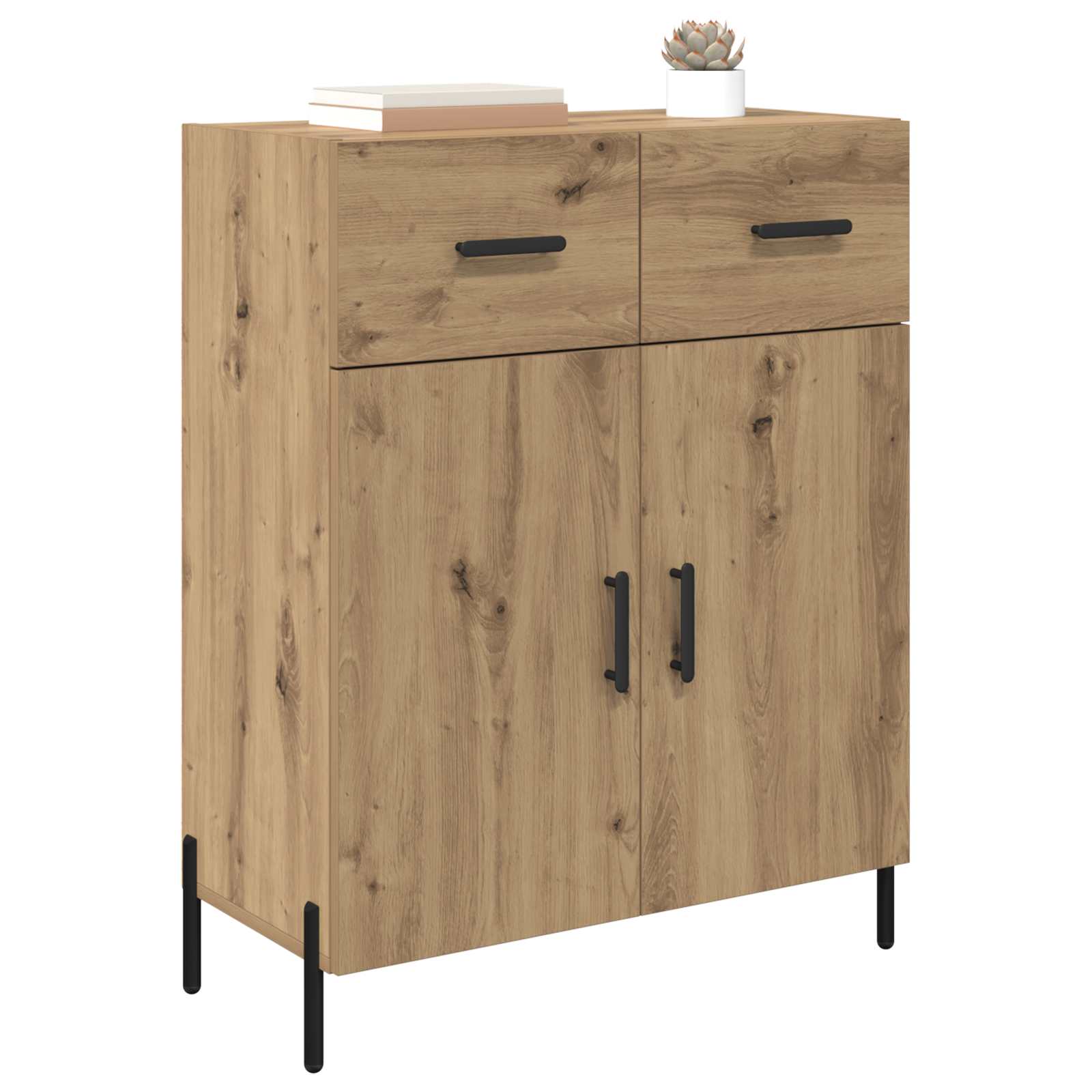 Πλαϊνό γραφείο με συρτάρι Artisan Oak 69,5 x 34 x 90 εκ. - Pakobazaar
