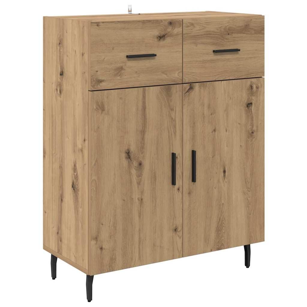 Πλαϊνό γραφείο με συρτάρι Artisan Oak 69,5 x 34 x 90 εκ. - Pakobazaar