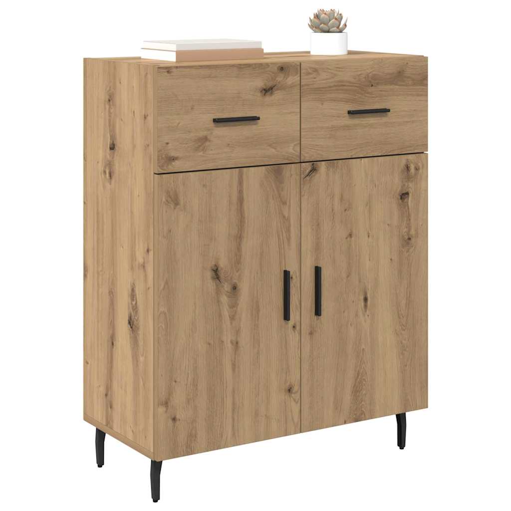 Πλαϊνό γραφείο με συρτάρι Artisan Oak 69,5 x 34 x 90 εκ. - Pakobazaar