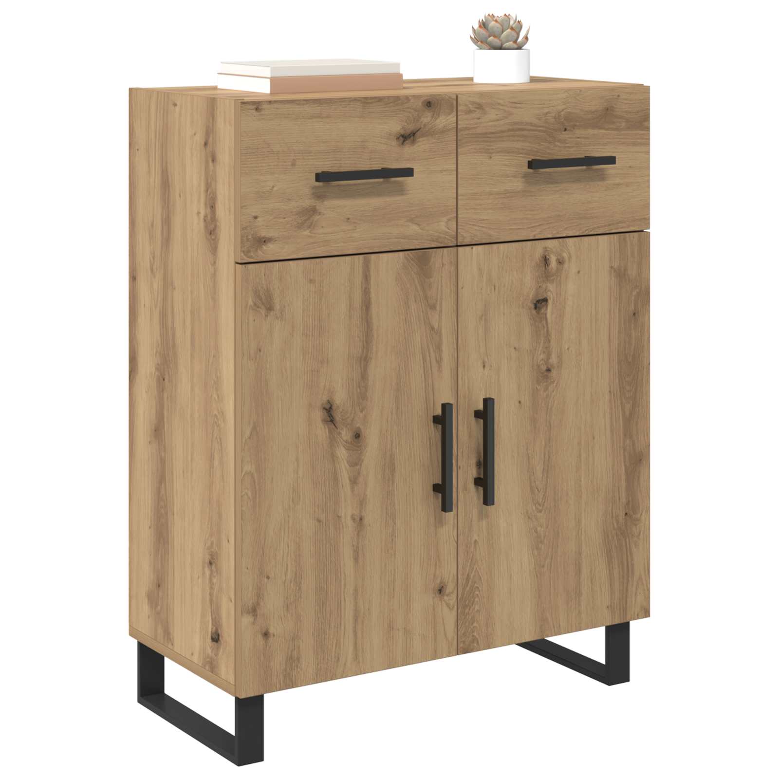 Πλαϊνό γραφείο με συρτάρι Artisan Oak 69,5 x 34 x 90 εκ. - Pakobazaar