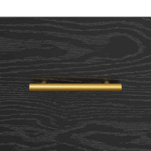 Ντουλάπι TV 150 x 36 x 30 εκ Μαύρη Οξυά Επεξεργασμένο Ξύλο