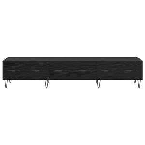 Ντουλάπι TV Μαύρη δρυς 150 x 36 x 30 εκ Επεξεργασμένο ξύλο - Pakobazaar