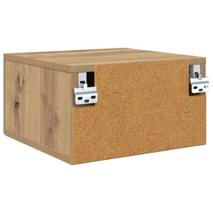 Κομοδίνο 2 pcs artisan δρυς 35 x 35 x 20 εκ Επεξεργασμένο ξύλο - Pakobazaar