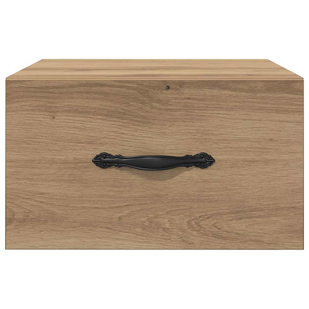 Κομοδίνο 2 pcs artisan δρυς 35 x 35 x 20 εκ Επεξεργασμένο ξύλο - Pakobazaar