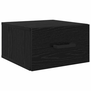Κομοδίνο 2 pcs Μαύρη δρυς 35 x 35 x 20 εκ Επεξεργασμένο ξύλο - Pakobazaar