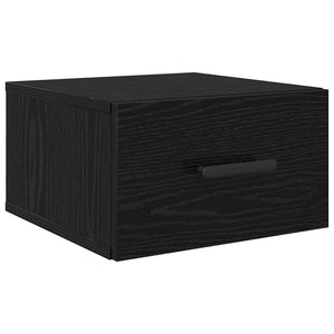 Κομοδίνο 2 pcs Μαύρη Οξυά 35 x 35 x 20 εκ Επεξεργασμένο ξύλο - Pakobazaar