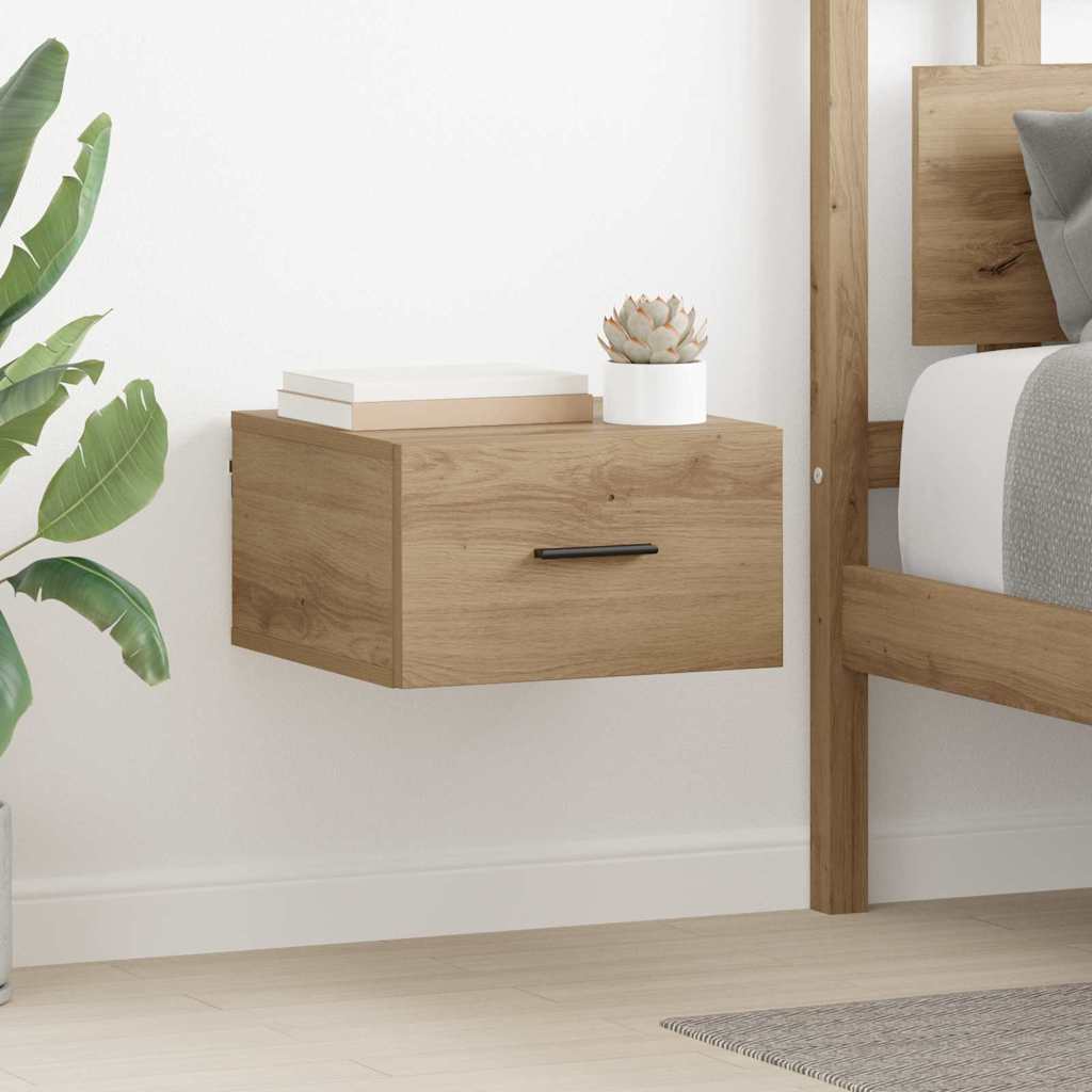 Κομοδίνο 2 pcs artisan δρυς 35 x 35 x 20 εκ Επεξεργασμένο ξύλο - Pakobazaar