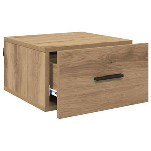 Κομοδίνο 2 pcs artisan δρυς 35 x 35 x 20 εκ Επεξεργασμένο ξύλο - Pakobazaar