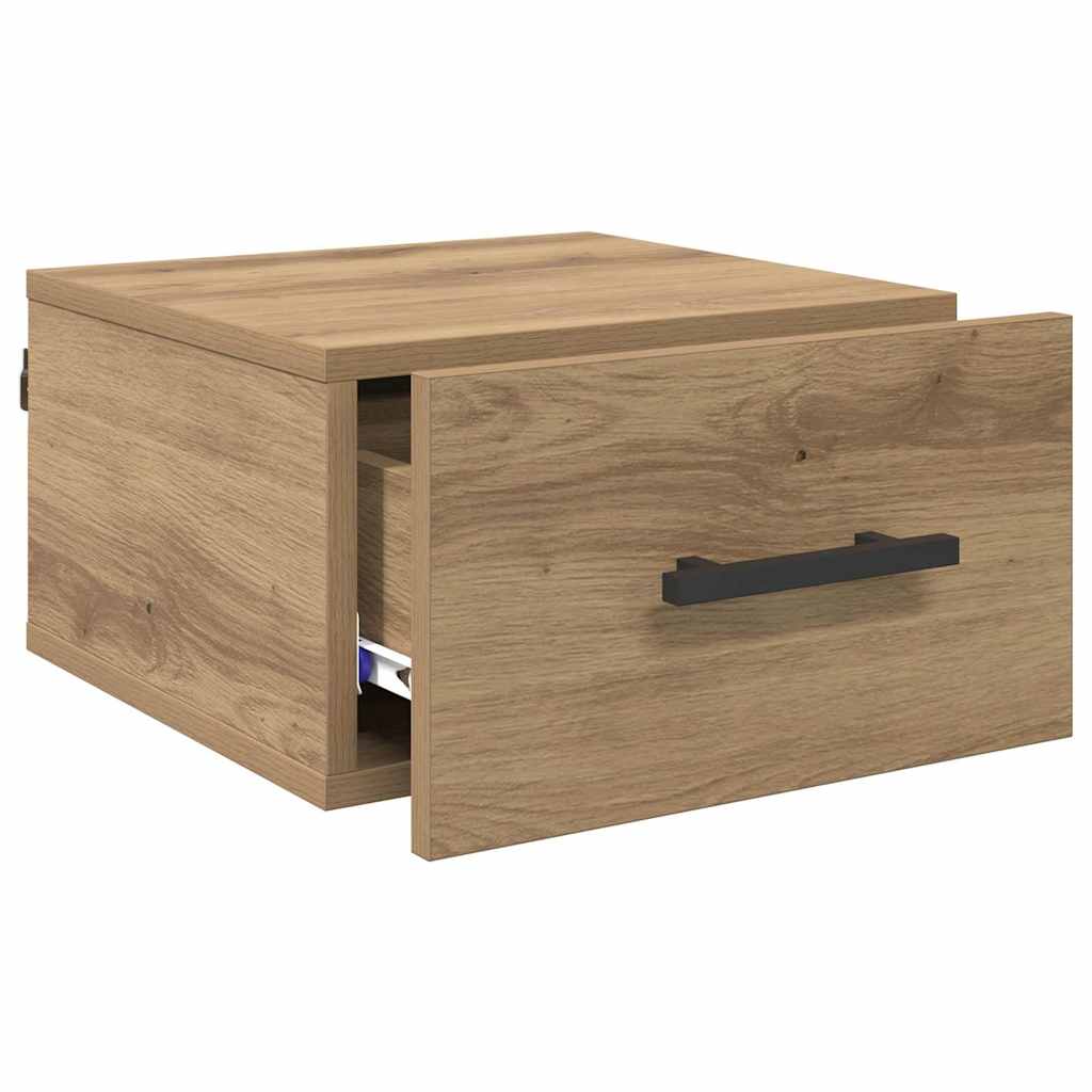 Κομοδίνο artisan δρυς 35 x 35 x 20 εκ Επεξεργασμένο ξύλο - Pakobazaar