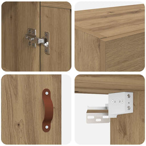 Επιτοίχιο ντουλάπι Artisan Oak 69,5 x 34 x 90 εκ. - Pakobazaar