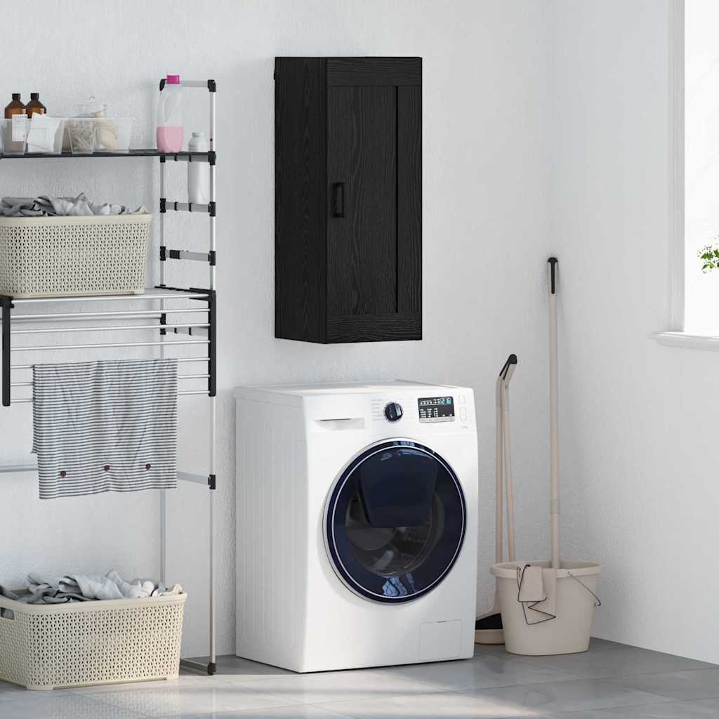 Επιτοίχιο ντουλάπι Μαύρη Οξυά 34,5 x 34 x 90 εκ. - Pakobazaar