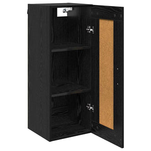Επιτοίχιο ντουλάπι Μαύρη Οξυά 34,5 x 34 x 90 εκ. - Pakobazaar