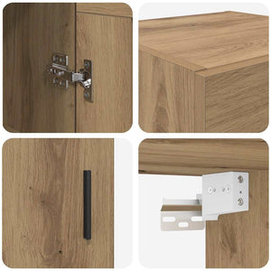 Επιτοίχιο ντουλάπι Artisan Oak 34,5 x 34 x 90 εκ. - Pakobazaar