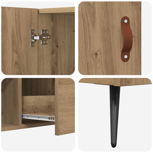 Πλαϊνό γραφείο Artisan Oak 100 x 36 x 60 εκ. Επεξεργασμένο ξύλο - Pakobazaar
