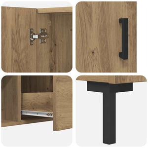 Πλαϊνό γραφείο Artisan Oak 100 x 36 x 60 εκ. Επεξεργασμένο ξύλο - Pakobazaar