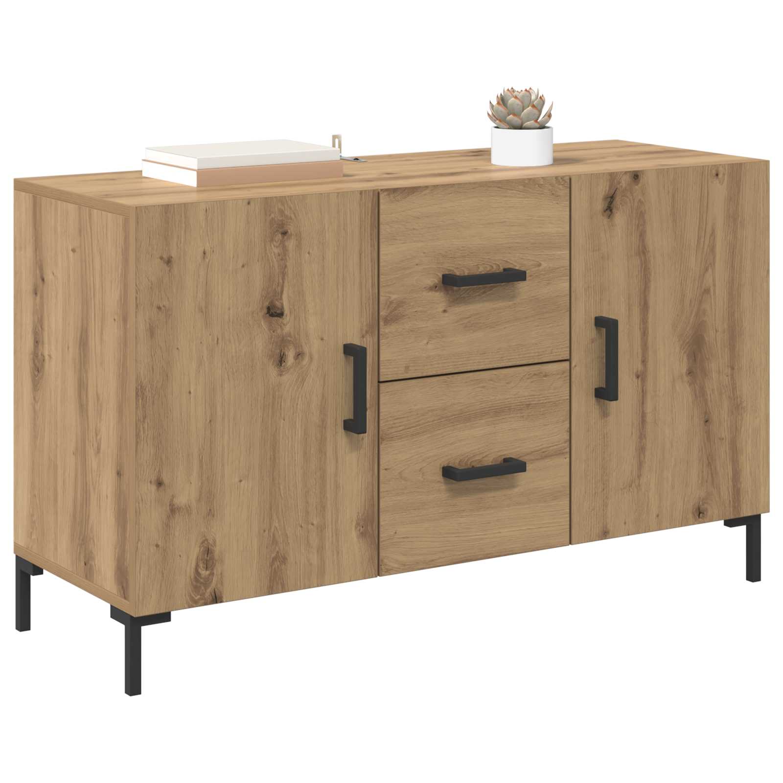 Πλαϊνό γραφείο Artisan Oak 100 x 36 x 60 εκ. Επεξεργασμένο ξύλο - Pakobazaar