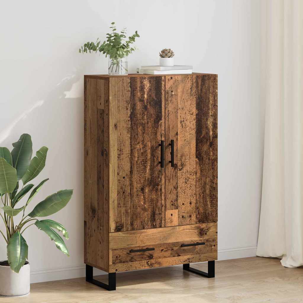 Highboard Παλιό Ξύλο 69,5 x 30 x 115 εκ Επεξεργασμένο ξύλο