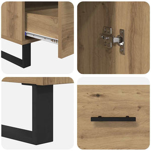 Highboard Artisan Oak 69,5 x 30 x 115 εκ Επεξεργασμένο ξύλο - Pakobazaar