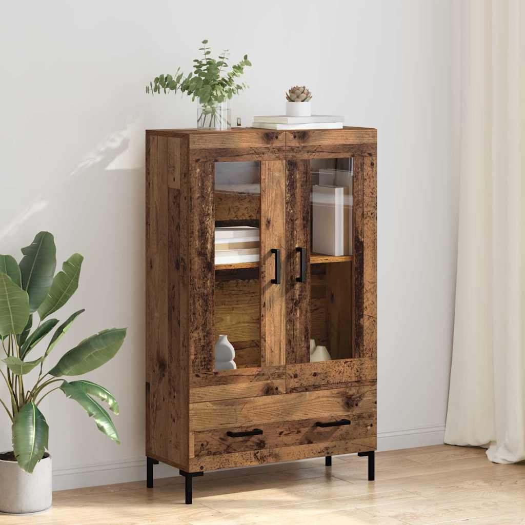 Highboard Παλιό Ξύλο 69,5 x 31 x 115 εκ. Επεξεργασμένο ξύλο - Pakobazaar