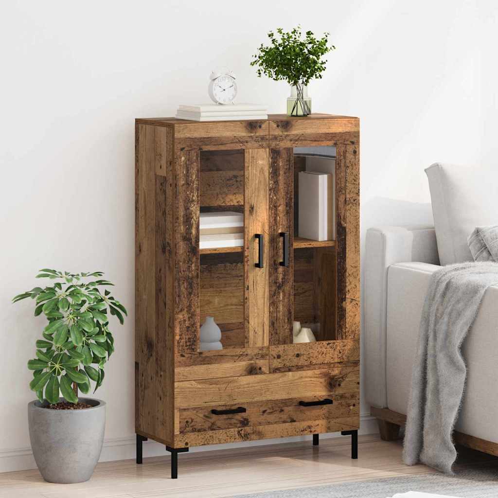 Highboard Παλιό Ξύλο 69,5 x 31 x 115 εκ. Επεξεργασμένο ξύλο - Pakobazaar