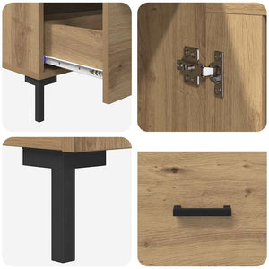 Highboard Artisan Oak 69,5 x 31 x 115 εκ. Επεξεργασμένο Ξύλο