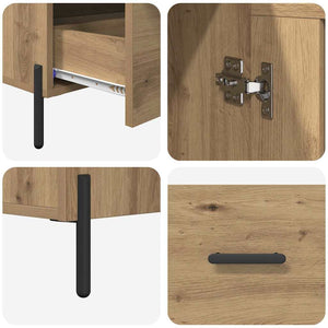 Highboard με συρτάρι Corona Artisan Oak 69,5 x 31 x 115 εκ. - Pakobazaar