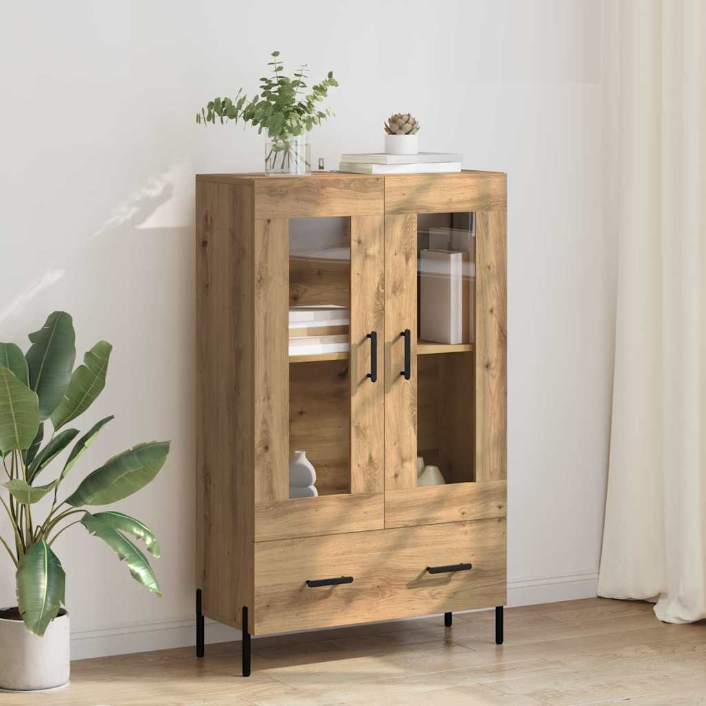 Highboard με συρτάρι Corona Artisan Oak 69,5 x 31 x 115 εκ. - Pakobazaar