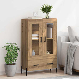 Highboard με συρτάρι Corona Artisan Oak 69,5 x 31 x 115 εκ. - Pakobazaar