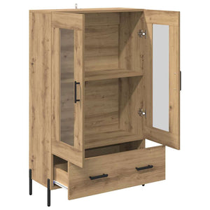 Highboard με συρτάρι Corona Artisan Oak 69,5 x 31 x 115 εκ. - Pakobazaar