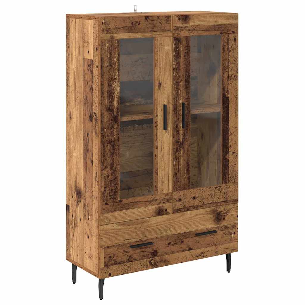 Highboard Παλιό Ξύλο 69,5 x 31 x 115 εκ. Επεξεργασμένο ξύλο - Pakobazaar