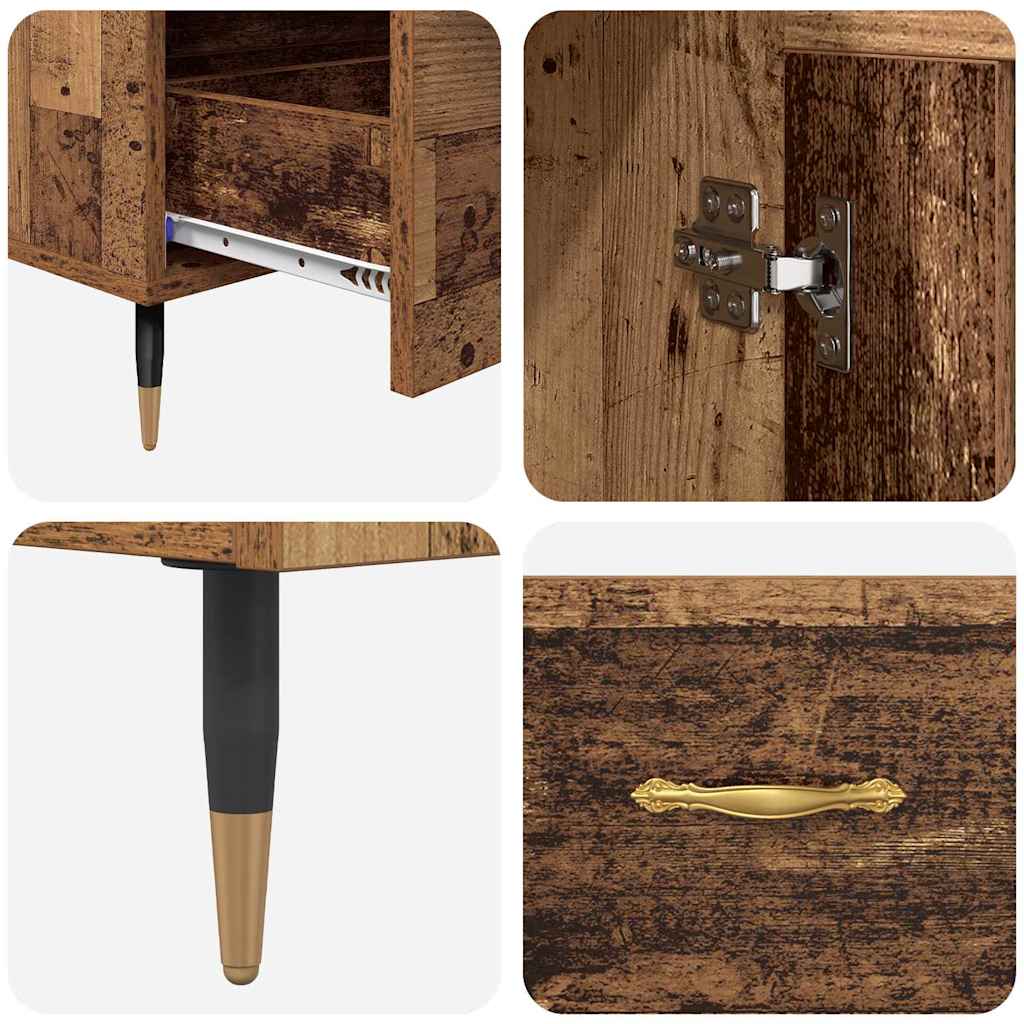 Highboard Παλιό Ξύλο 69,5 x 31 x 115 εκ. Επεξεργασμένο ξύλο - Pakobazaar