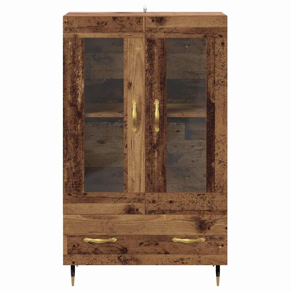 Highboard Παλιό Ξύλο 69,5 x 31 x 115 εκ. Επεξεργασμένο ξύλο - Pakobazaar