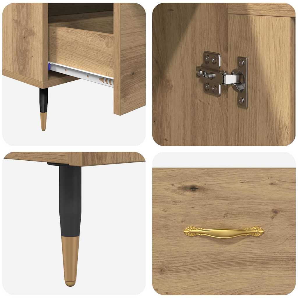 Highboard Artisan Oak 69,5 x 31 x 115 εκ. Επεξεργασμένο ξύλο - Pakobazaar