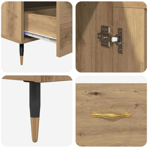 Highboard Artisan Oak 69,5 x 31 x 115 εκ. Επεξεργασμένο ξύλο - Pakobazaar