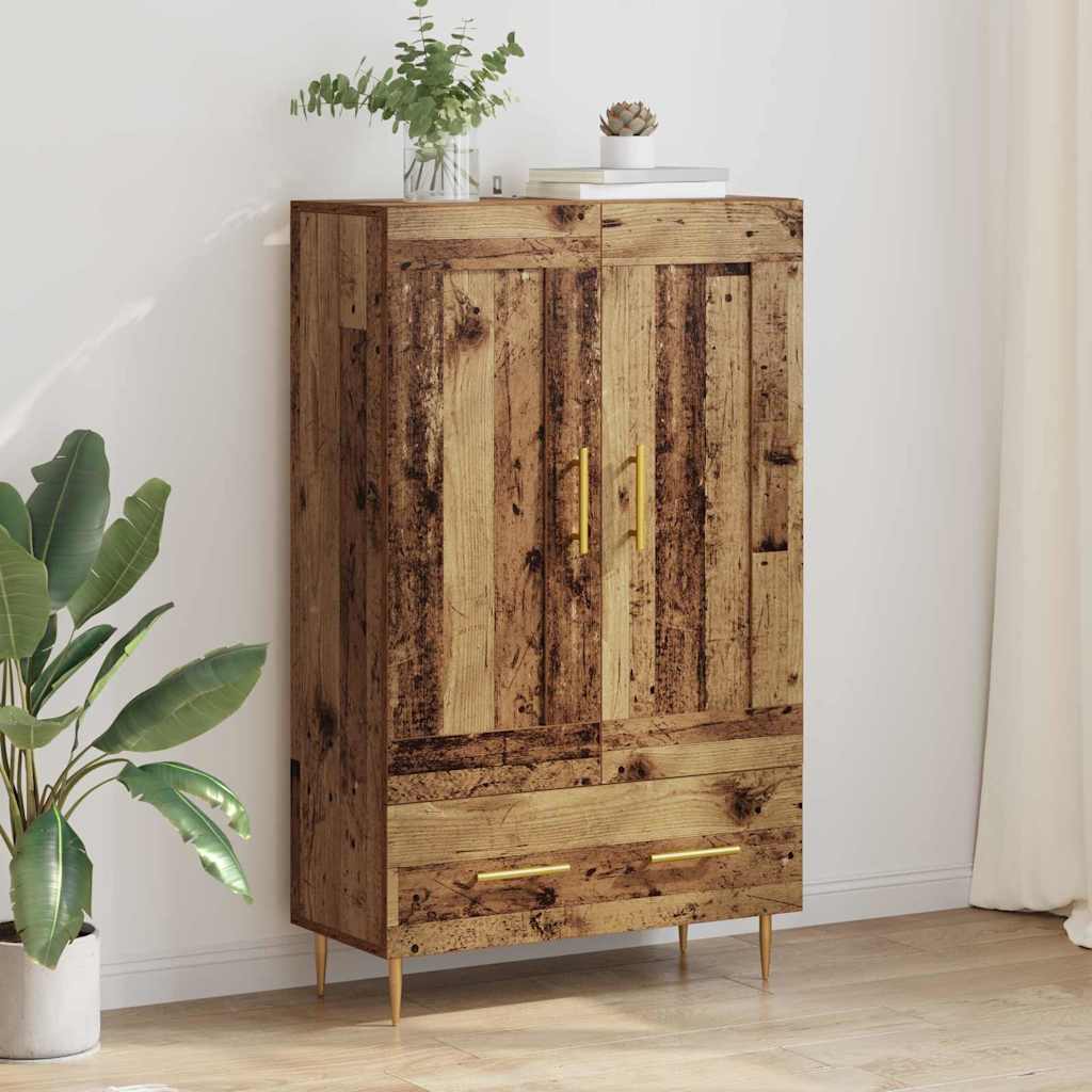 Highboard Παλιό Ξύλο 69,5 x 31 x 115 εκ. Επεξεργασμένο ξύλο - Pakobazaar