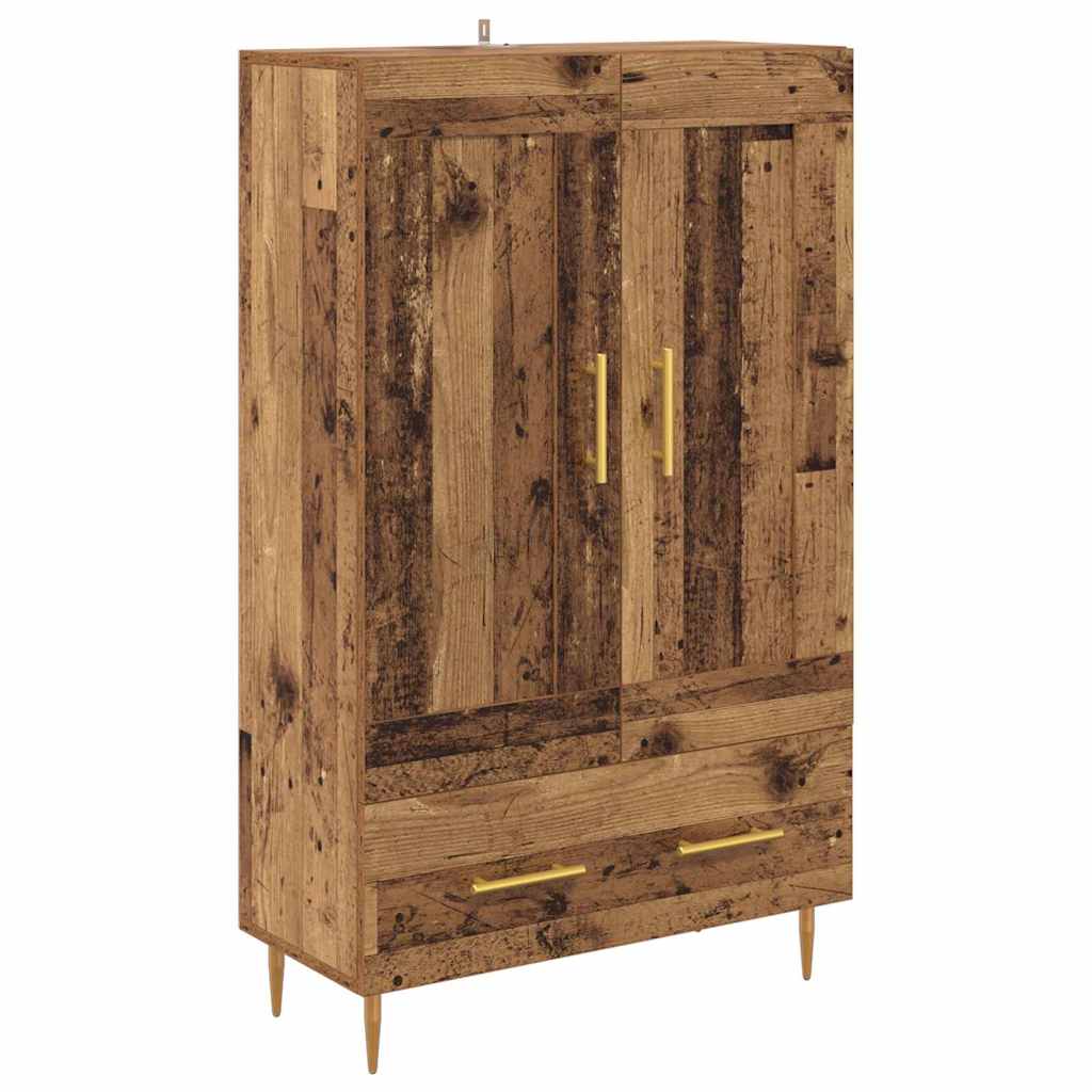 Highboard Παλιό Ξύλο 69,5 x 31 x 115 εκ. Επεξεργασμένο ξύλο - Pakobazaar