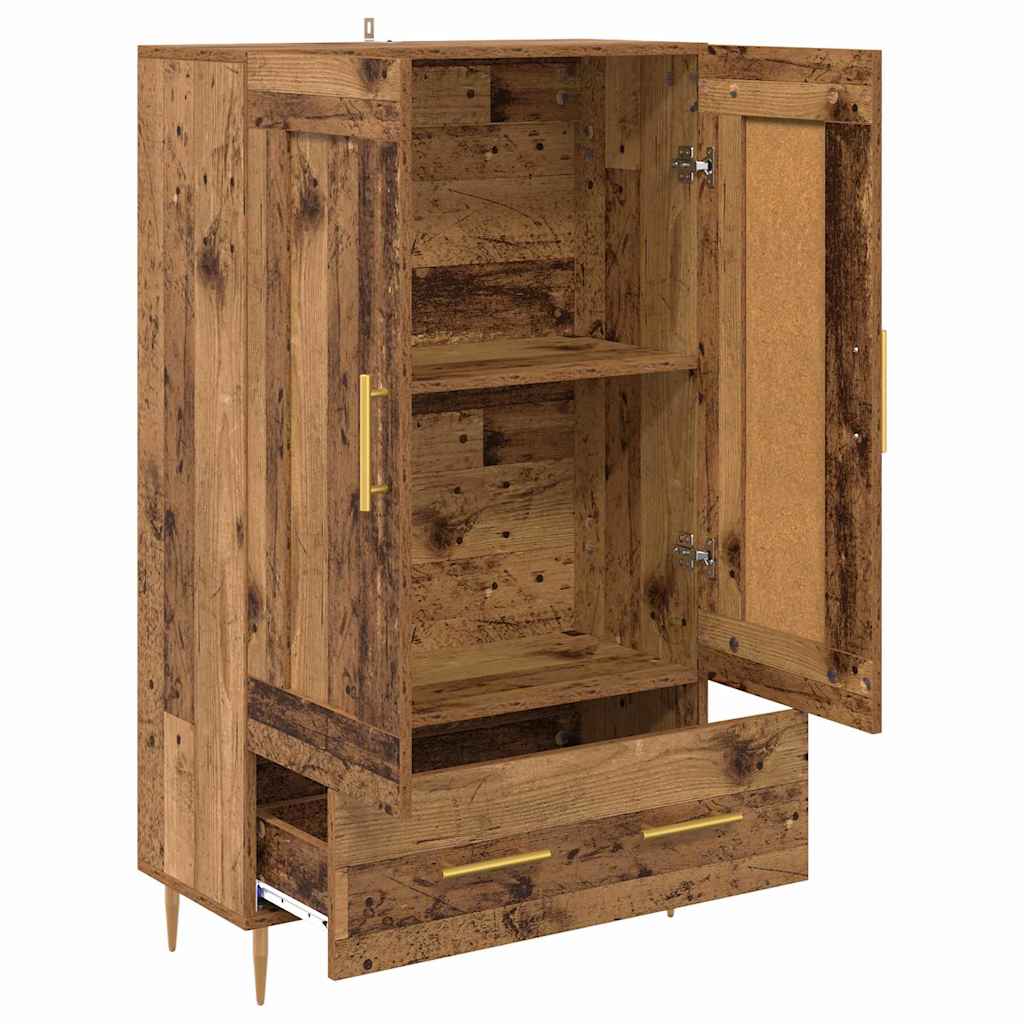 Highboard Παλιό Ξύλο 69,5 x 31 x 115 εκ. Επεξεργασμένο ξύλο - Pakobazaar